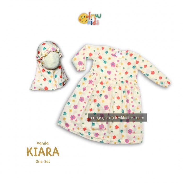 Baju muslimah hijab untuk anak Kiara Vanilla